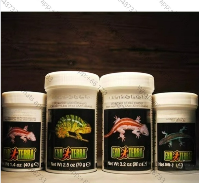 Vitamin D3 Reptile - 爬虫類用カルシウムパウダー（D3ビタミンサプリメント入り/なし）カメ、トカゲ、レオパードゲッコ、ビアデッドドラゴン用