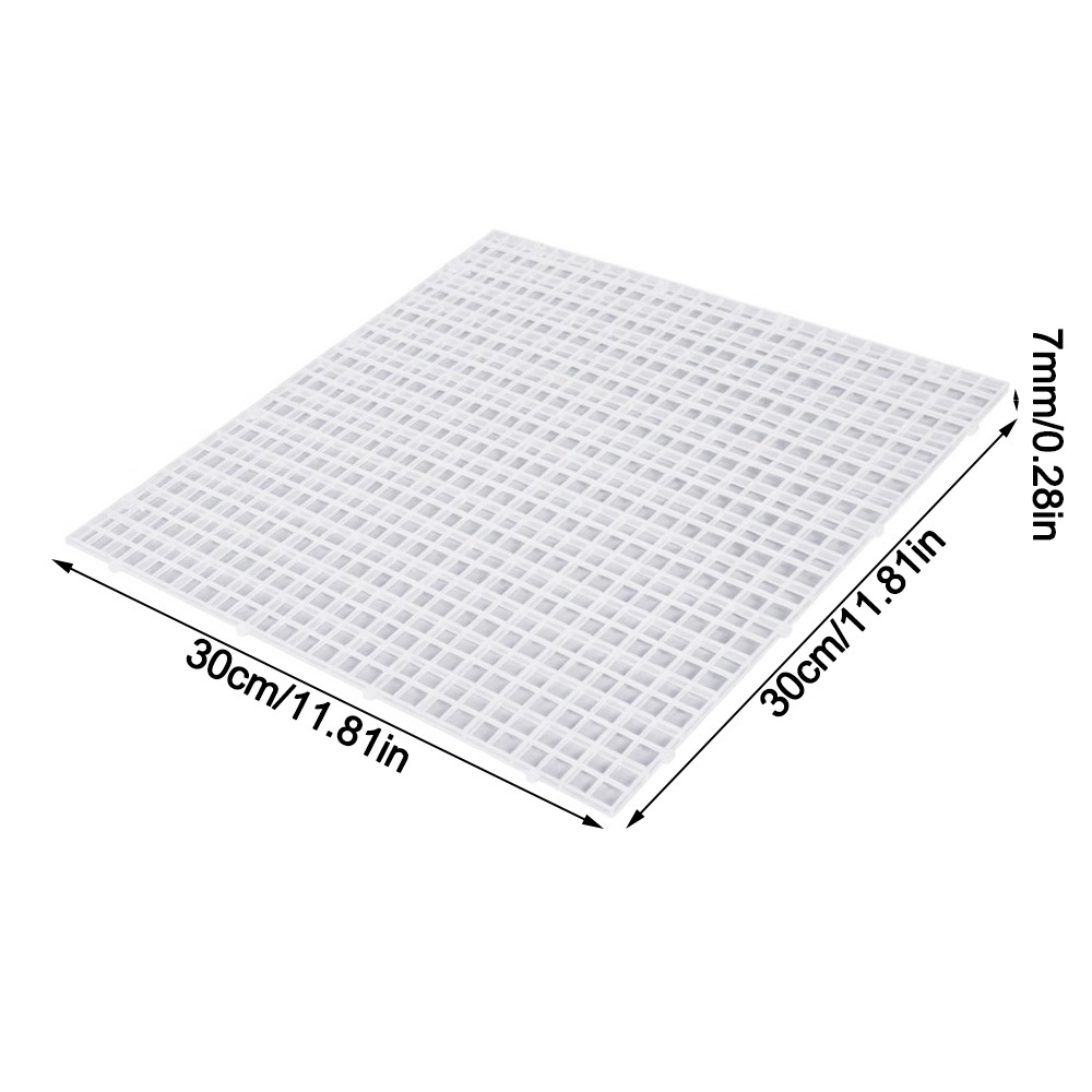 Aquael Filter Fzn - 30x15/30x30cm水槽隔離プレート、取り外し可能で連結可能な中空底面フィルタープレート、水槽用底面フィルター
