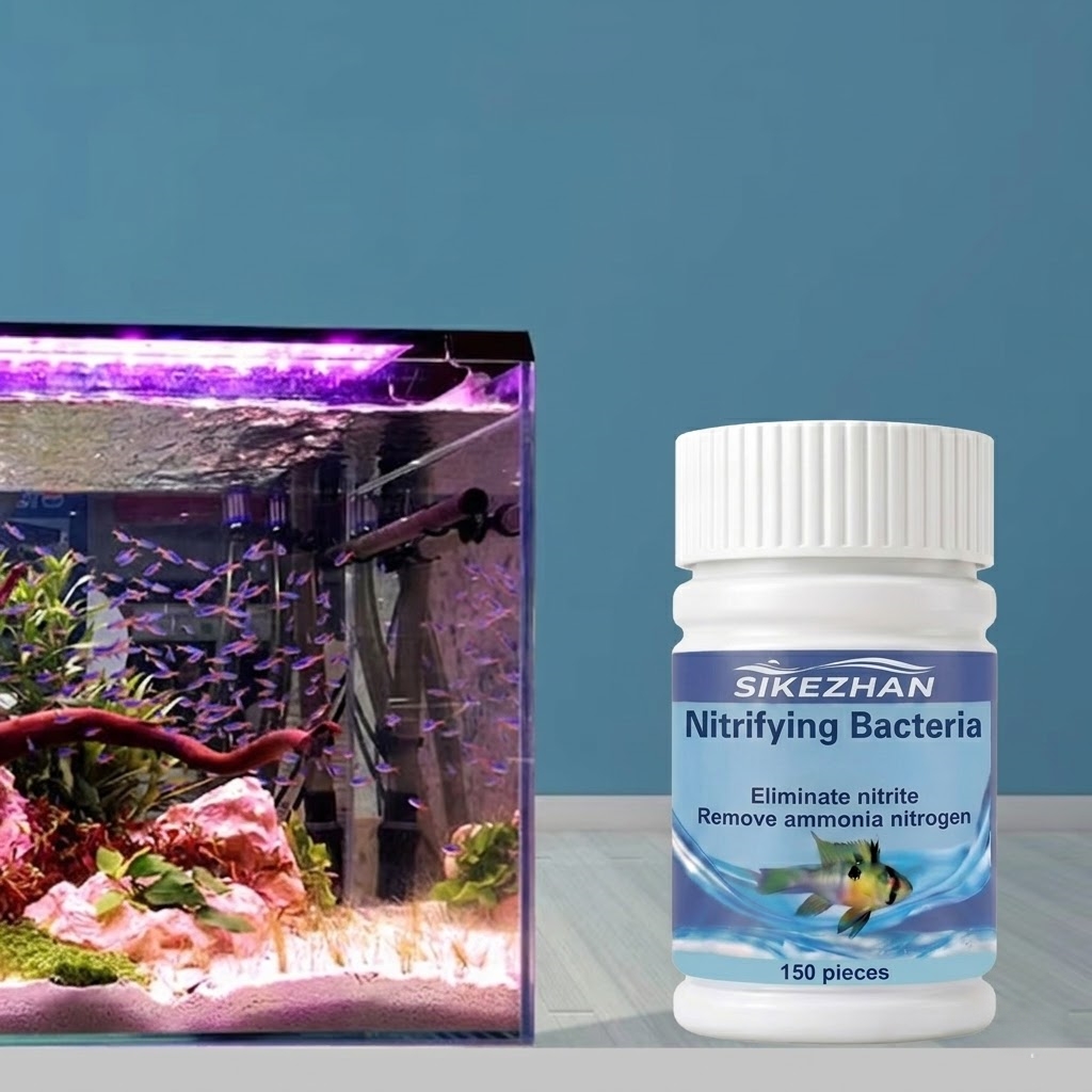 Aquael Filter Fzn - SIKEZHAN水槽用バイオフィルター硝化菌150錠、速効性アンモニア＆亜硝酸塩除去剤、水質浄化剤（魚タンク用）