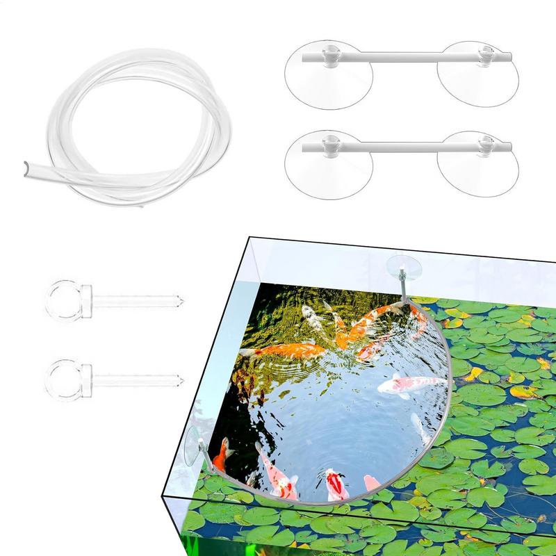 Aquael Filter Fzn - 浮遊植物囲い魚の給餌リングは浮遊植物を分離して保護します給餌リング水質を改善水族館フィルター