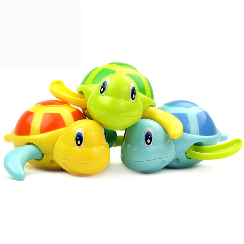 Water Dish Reptile - 赤ちゃんのためのひも付きバスのおもちゃ,ビーチとプールのためのメカニズム付きのバスタブのおもちゃ,クラシックなチェーン付きのウォーターゲーム