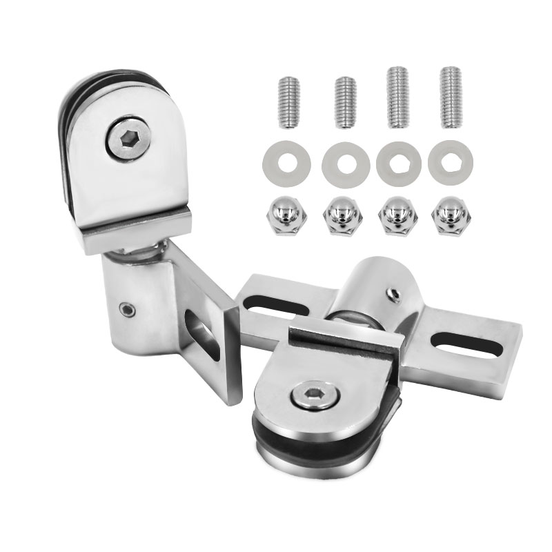 浴室ガラスドアクリップ/クランプ/ヒンジ、回転ドアシャフト、 - Glass Door Hinge のレビューと価格