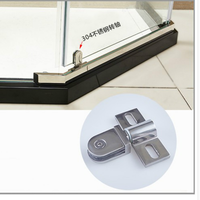 浴室ガラスドアクリップ/クランプ/ヒンジ、回転ドアシャフト、 - Glass Door Hinge のレビューと価格