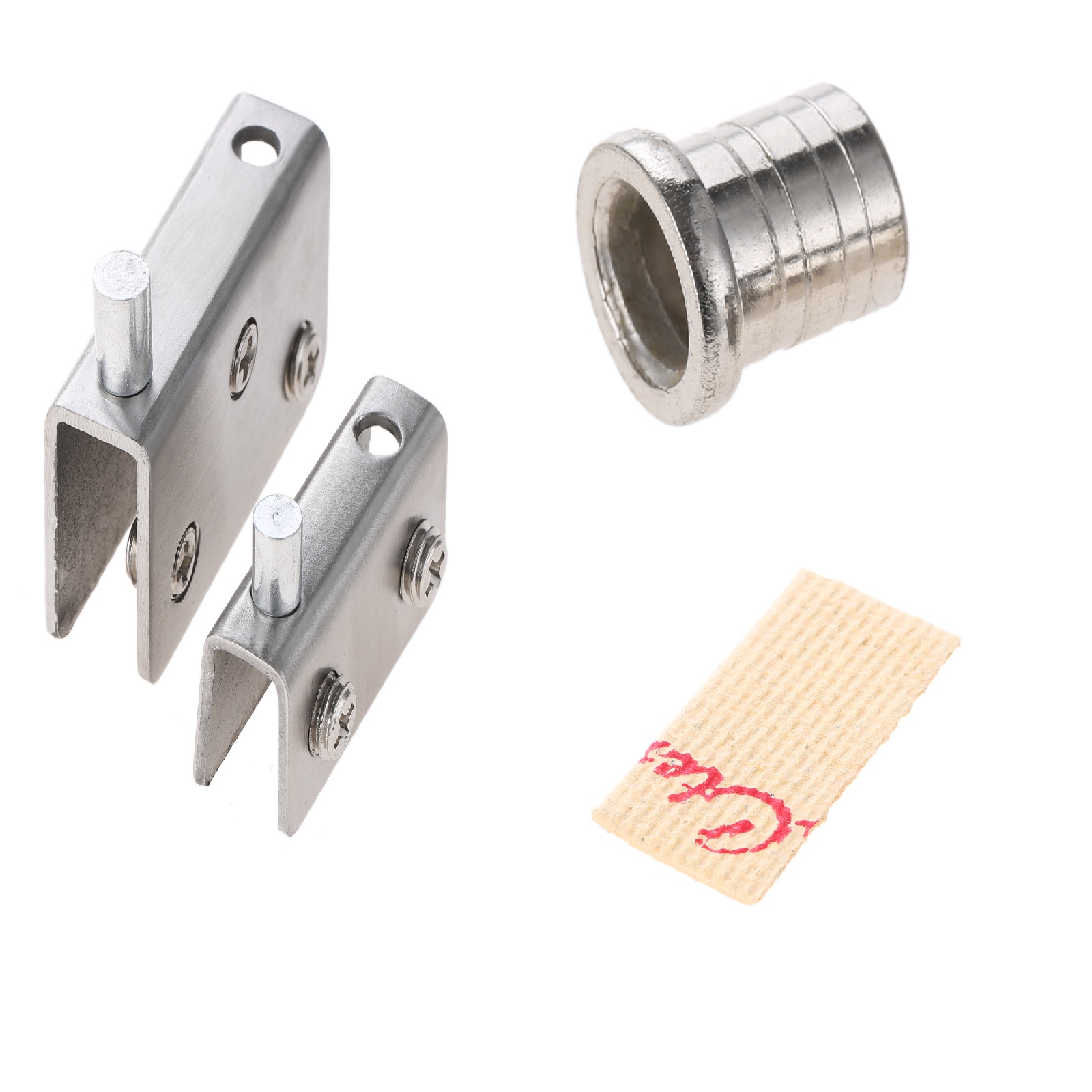 2 個のガラス棚クランプピボットヒンジ 2 サイズステンレス - Glass Door Hinge のレビューと価格