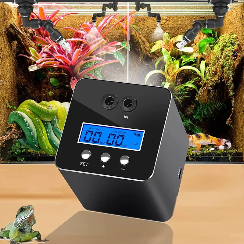 爬虫類用ミスト噴霧システム、360度調整可能なスプレーノズル - Misting Nozzle Reptile のレビューと価格