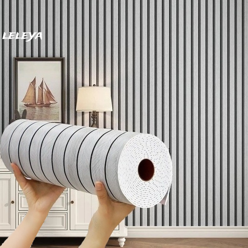 自己粘着木目調壁パネル防水背景壁グリルステッカー天井リビング - Pvc Panel Background のレビューと価格