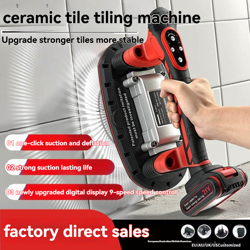 9段階調整可能なタイル振動機 21V 12000RPM 充電 - Ceramic Tile Floor のレビューと価格