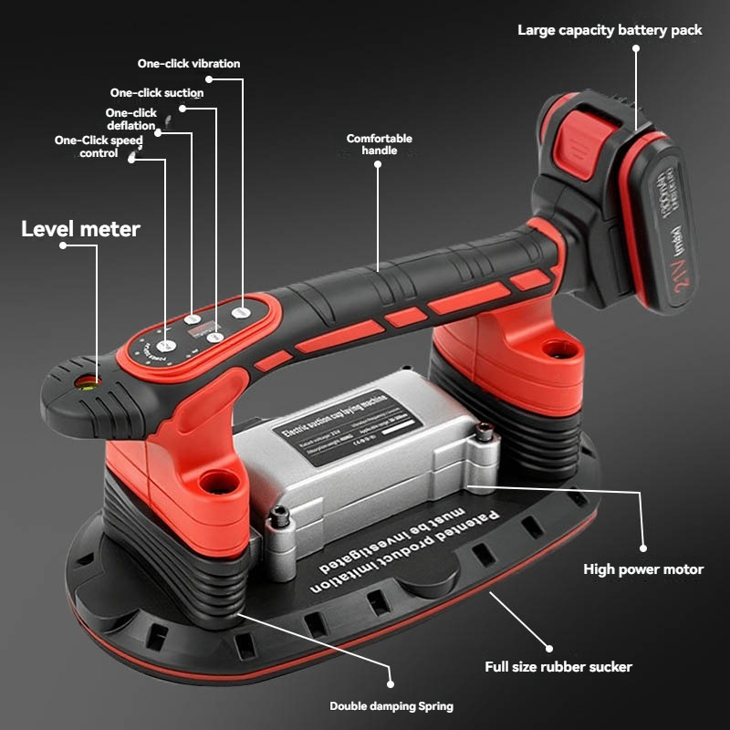 9段階調整可能なタイル振動機 21V 12000RPM 充電 - Ceramic Tile Floor のレビューと価格