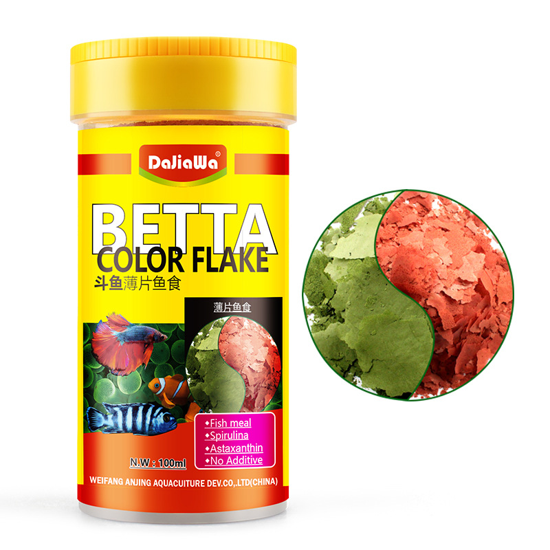 DaJiaWa スピルリナフレーク魚用飼料 小型熱帯魚用 - - Tetra Food Betta Flakes のレビューと価格